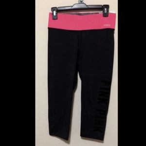 VS Pink crop Ultimate leggings reversible